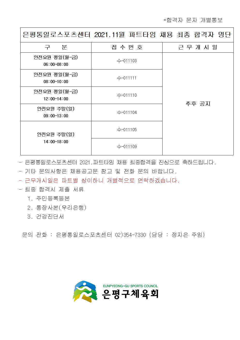 은평통일로스포츠센터 2021. 11월 파트타임 채용 결과보고003.jpg